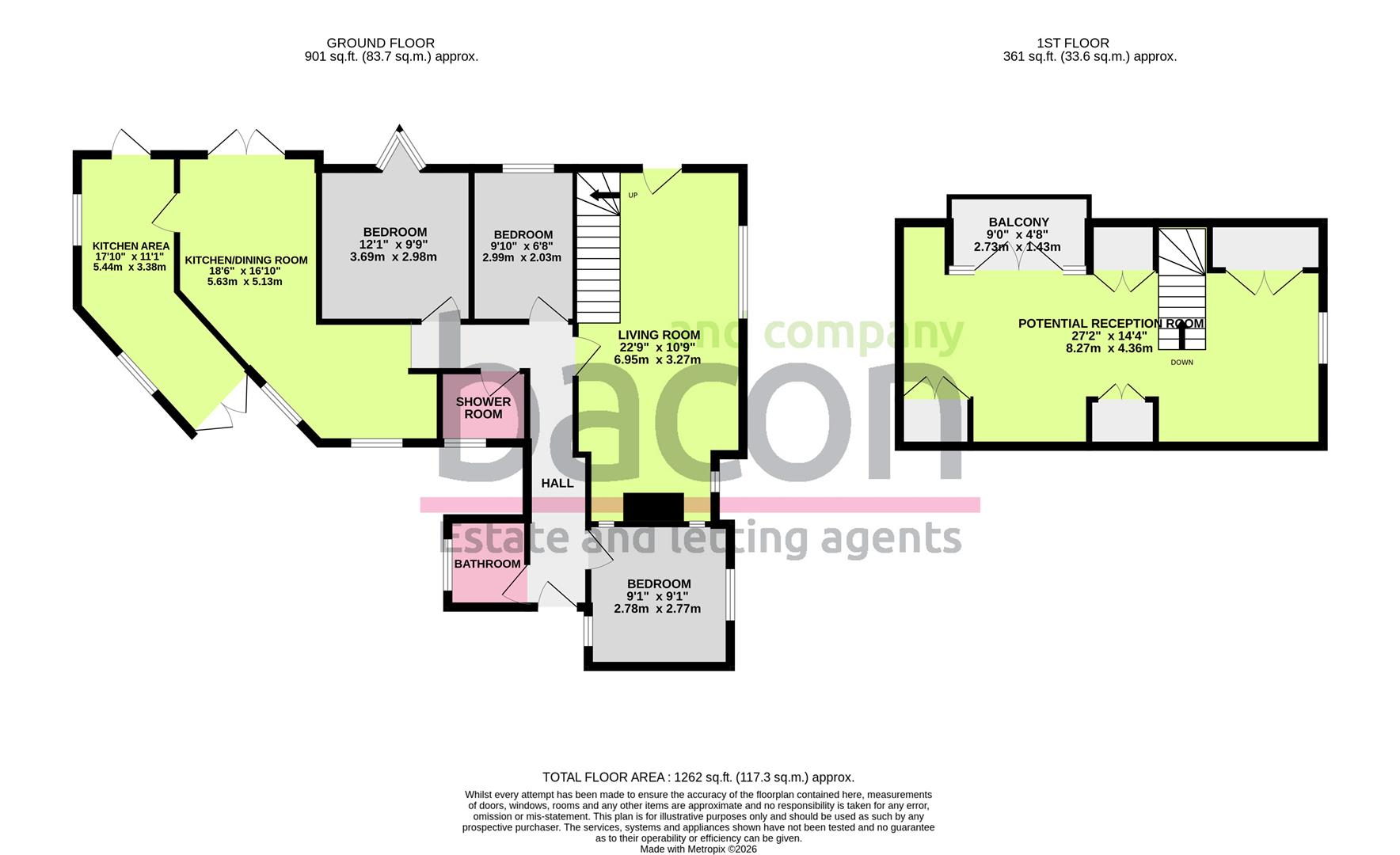 Floor Plan | House - Detached | Durrington Hill, Worthing, BN13 | For Sale